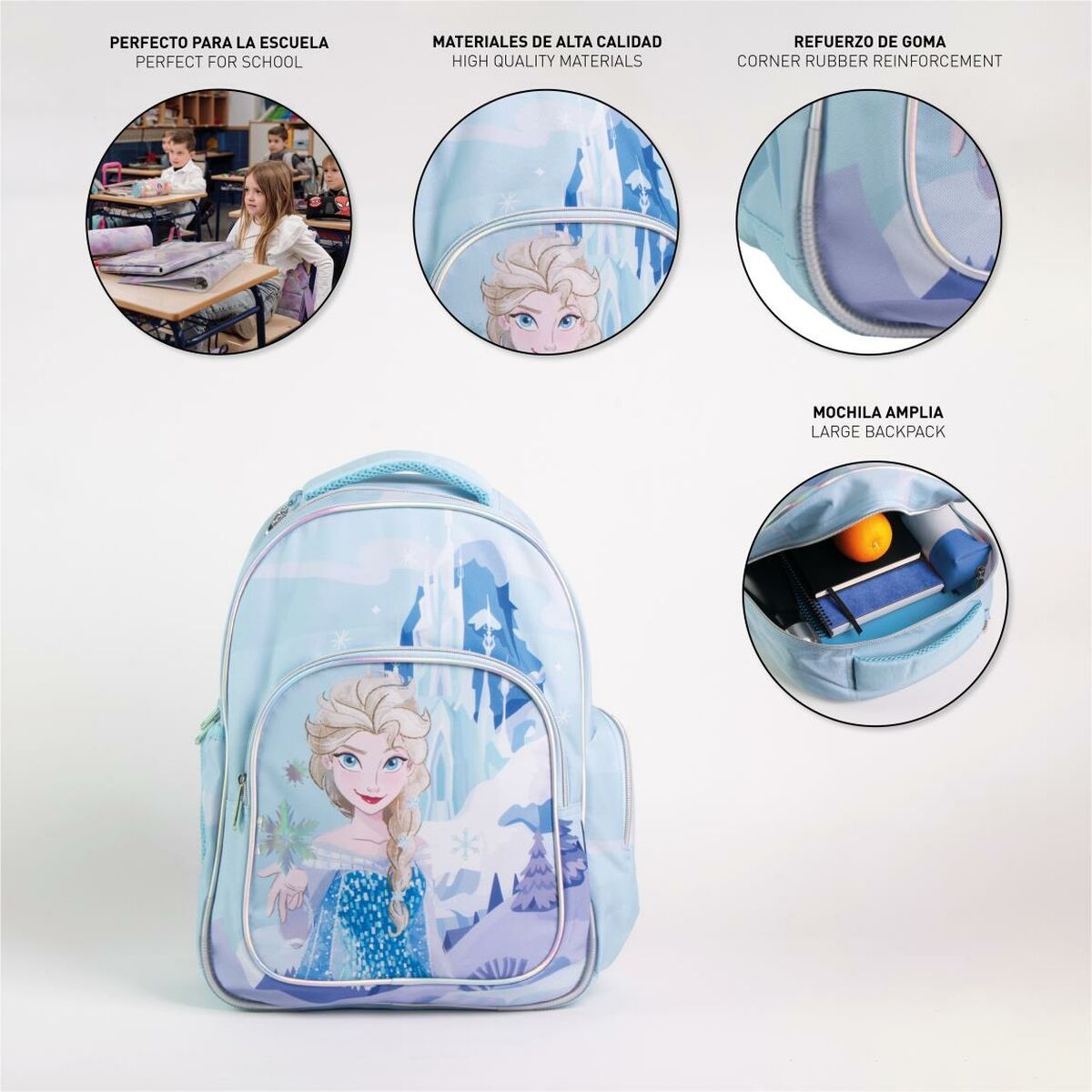 Cartable Frozen 32 x 5,5 x 45 cm